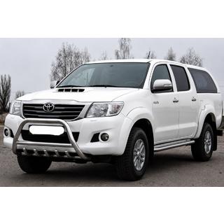 Defensa Delantera WT003 (Acero Inoxidable) Toyota Hilux 2006-2015 foto 2