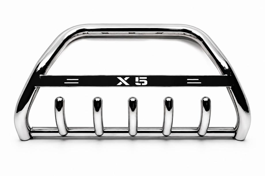 BMW X5 E53 1999–2006 Defensa Delantera WT004 Acero Inoxidable Image