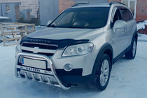 Chevrolet Captiva 2006-2019 Defensa Delantera WT004 Acero Inoxidable foto 1