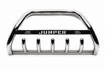 Citroen Jumper 2007-2025 Defensa Delantera WT004 Acero Inoxidable foto 1