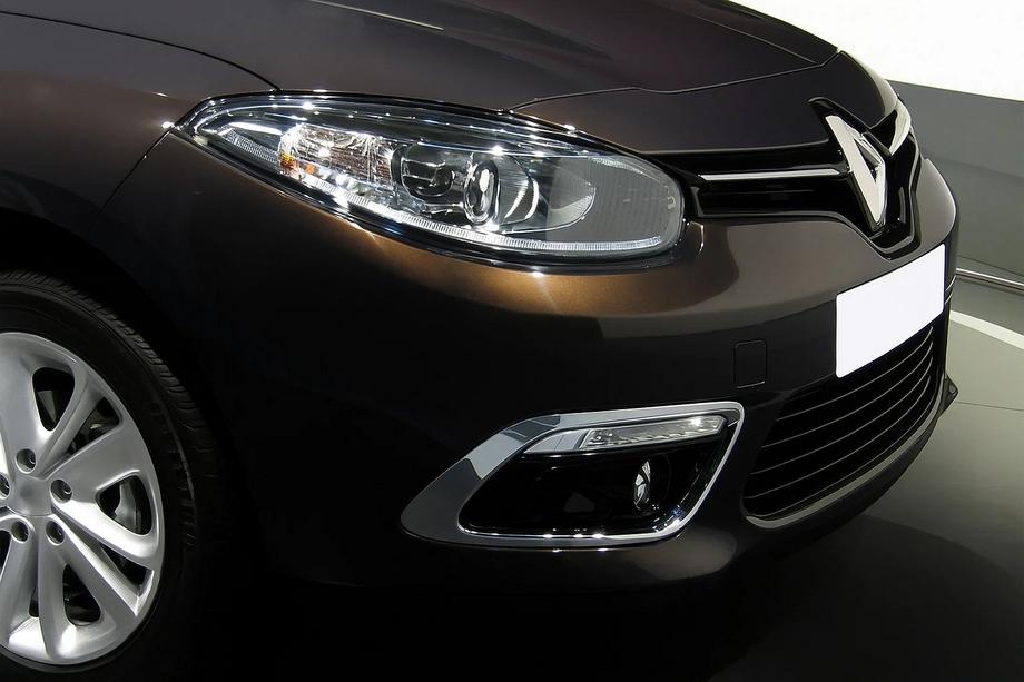 Renault Fluence 2009-2016 Embellecedores de faros antiniebla (2013↗, 2 uds, acero inoxidable) Image