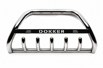 Dacia Dokker 2013-2022 Defensa Delantera WT004 Acero Inoxidable foto 1