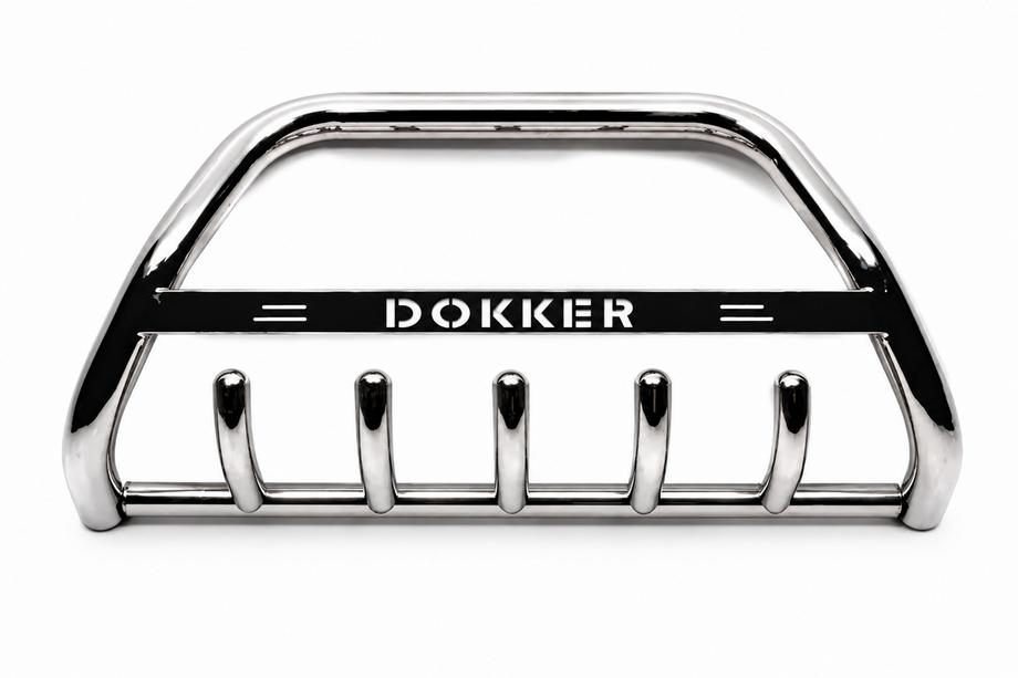 Dacia Dokker 2013-2022 Defensa Delantera WT004 Acero Inoxidable Image