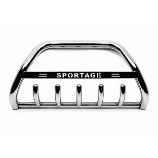 Defensa Delantera WT004 Acero Inoxidable Kia Sportage 2004-2010