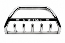 Kia Sportage 2015-2021 Defensa Delantera WT004 Acero Inoxidable foto 1