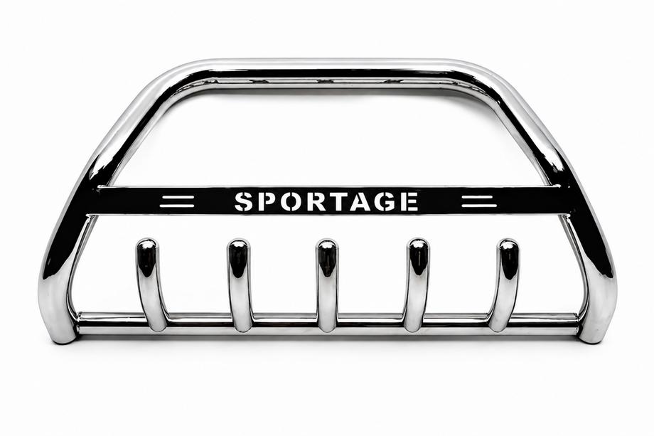 Kia Sportage 2015-2021 Defensa Delantera WT004 Acero Inoxidable Image