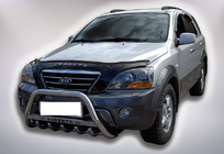Kia Sorento I BL 2002-2009 Defensa Delantera WT004 Acero Inoxidable foto 2