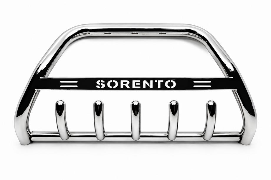 Kia Sorento III UM 2014-2020 Defensa Delantera WT004 Acero Inoxidable Image