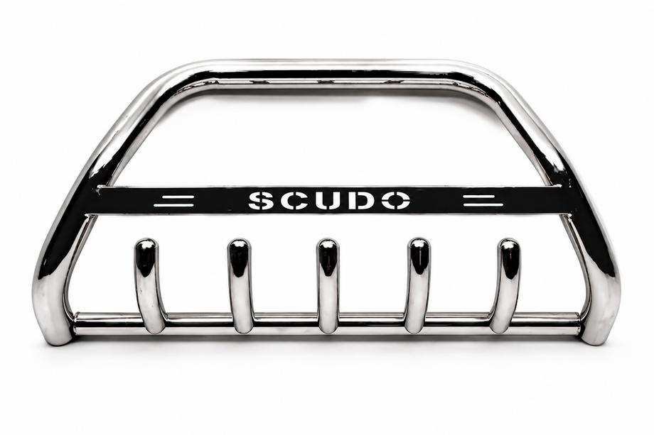 Fiat Scudo 1996-2007 Defensa Delantera WT004 Acero Inoxidable Image