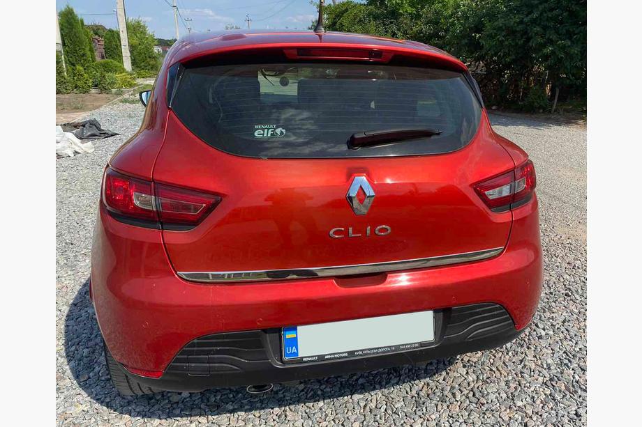 Renault Clio IV 2012-2019 Moldura de maletero (HB, acero inoxidable) Image