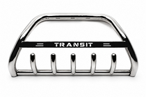 Ford Transit 1991-2000 Defensa Delantera WT004 Acero Inoxidable foto 1