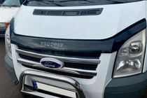 Ford Transit 2000–2014 Defensa Delantera WT004 Acero Inoxidable foto 3