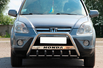 Honda CRV 2001-2006 Defensa Delantera WT004 Acero Inoxidable foto 2