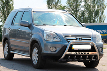 Honda CRV 2001-2006 Defensa Delantera WT004 Acero Inoxidable foto 3