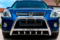 Honda CRV 2001-2006 Defensa Delantera WT004 Acero Inoxidable foto 1