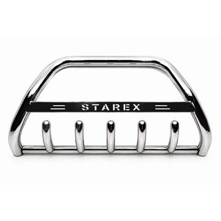 Defensa Delantera WT004 Acero Inoxidable Hyundai H300, H1, Starex 2008-2020 foto 4