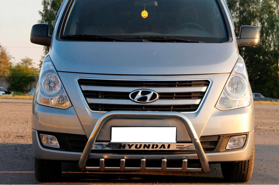 Hyundai H300, H1, Starex 2008-2020 Defensa Delantera WT004 Acero Inoxidable Image