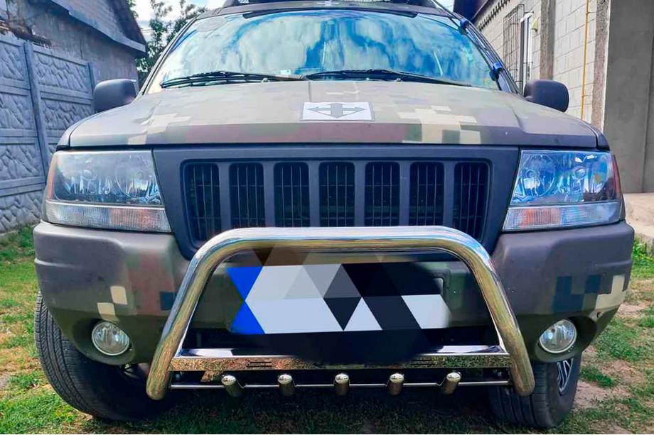Jeep Grand Cherokee WJ 1999-2004 Defensa Delantera WT004 Acero Inoxidable Foto 2