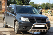 Mitsubishi Outlander 2001-2006 Defensa Delantera WT003 (Acero Inoxidable) foto 4