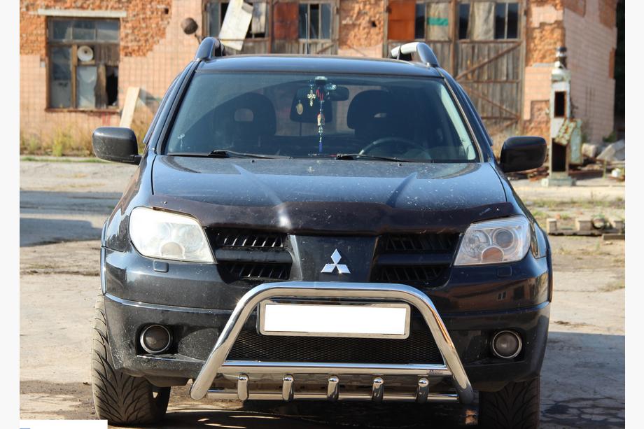 Mitsubishi Outlander 2001-2006 Defensa Delantera WT003 (Acero Inoxidable) Image