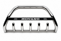 Opel Movano 2010-2021 Defensa Delantera WT004 Acero Inoxidable foto 1
