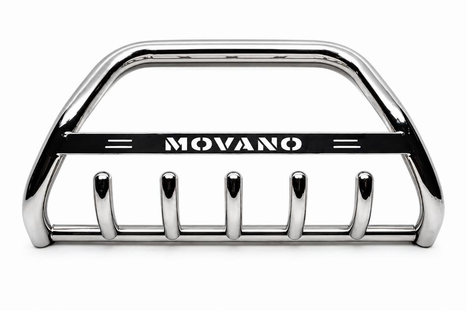 Opel Movano 2010-2021 Defensa Delantera WT004 Acero Inoxidable Image