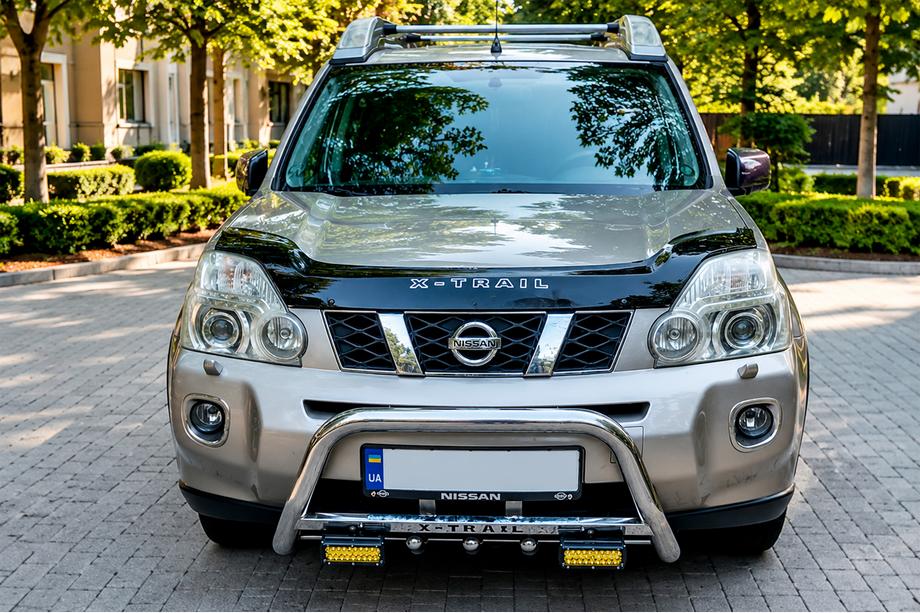 Nissan X-trail T31 2007-2014 Defensa Delantera WT004 Acero Inoxidable Image