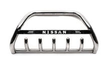 Nissan Qashqai 2007-2010 Defensa Delantera WT004 Acero Inoxidable foto 3