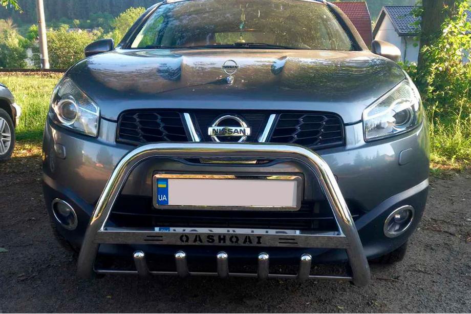 Nissan Qashqai 2007-2010 Defensa Delantera WT004 Acero Inoxidable Image