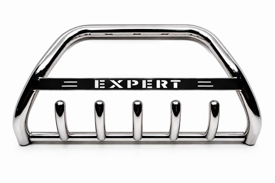 Peugeot Expert 2007-2016 Defensa Delantera WT004 Acero Inoxidable Image