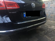 Volkswagen Passat B7 2012-2015 Protector de Parachoques Trasero OmsaLine Brillo (SW, Acero Inoxidable) foto 2