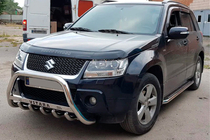 Suzuki Grand Vitara 2005-2017 Defensa Delantera WT004 Acero Inoxidable foto 2
