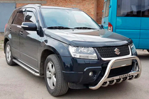 Suzuki Grand Vitara 2005-2017 Defensa Delantera WT004 Acero Inoxidable foto 3