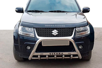 Suzuki Grand Vitara 2005-2017 Defensa Delantera WT004 Acero Inoxidable foto 1