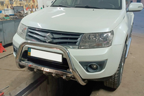 Suzuki Grand Vitara 2005-2017 Defensa Delantera WT004 Acero Inoxidable foto 7