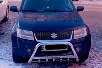 Suzuki Grand Vitara 2005-2017 Defensa Delantera WT004 Acero Inoxidable foto 9