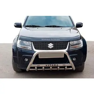 Defensa Delantera WT004 Acero Inoxidable