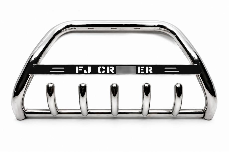 Toyota FJ Cruiser 2006-2022 Defensa Delantera WT004 Acero Inoxidable Image