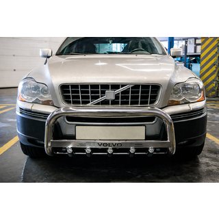 Defensa Delantera WT004 Acero Inoxidable Volvo XC90 2002-2014 foto 3