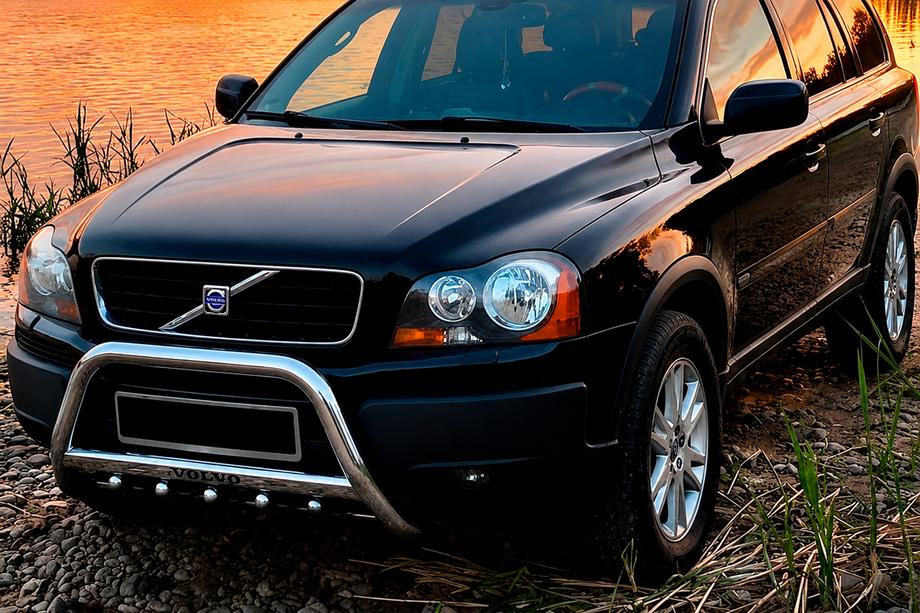 Volvo XC90 2002-2014 Defensa Delantera WT004 Acero Inoxidable Foto 1