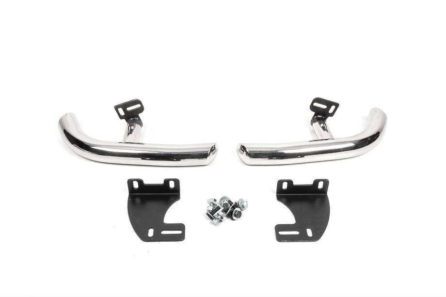 Hyundai Santa Fe 2 2006-2012 Esquinas traseras AK003 (2 uds., acero inoxidable) Foto 1