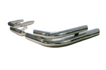 Chery Tiggo 3 2005- Esquinas traseras dobles AK003-double (2 uds., acero inoxidable) foto 2