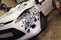 Ford Fiesta 2008-2017 Cubiertas de faros (2 uds, plastico) foto 1