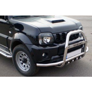 Defensa delantera QT007-Exclusive (con inscripción, acero inoxidable) foto 4