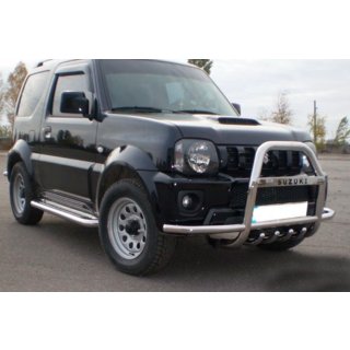 Defensa delantera QT007-Exclusive (con inscripción, acero inoxidable) foto 2