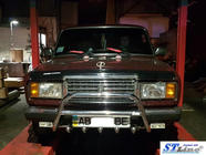 VAZ 2107 1982-2012 Defensa Delantera WT003 (42mm, Acero Inoxidable) foto 2