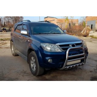 Defensa Delantera F12-11 Acero Inoxidable Toyota Fortuner 2006-2015 foto 3