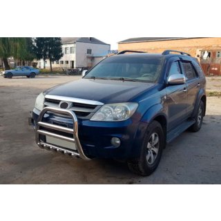 Defensa Delantera F12-11 Acero Inoxidable Toyota Fortuner 2006-2015 foto 2