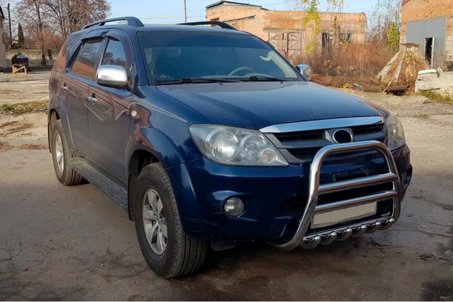 Toyota Fortuner 2006-2015 Defensa Delantera F12-11 Acero Inoxidable Foto 3