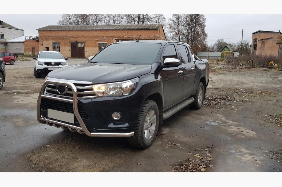 Toyota Hilux 2015- Defensa Delantera F1-59 (Acero Inoxidable) Foto 3